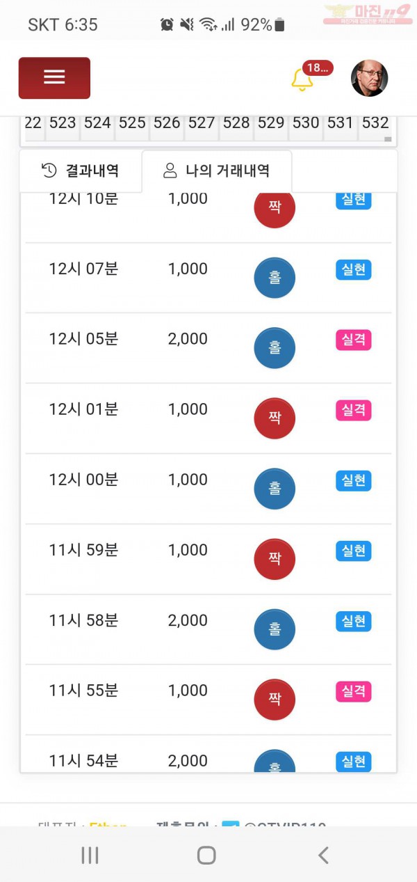 글로벌777점 수익인증합니다