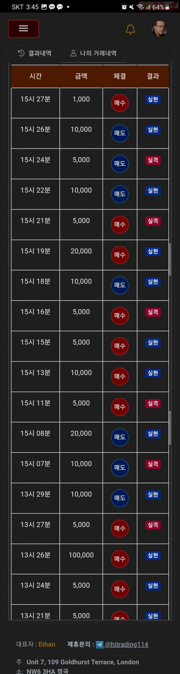 하이트레이딩 일등점 수익인증