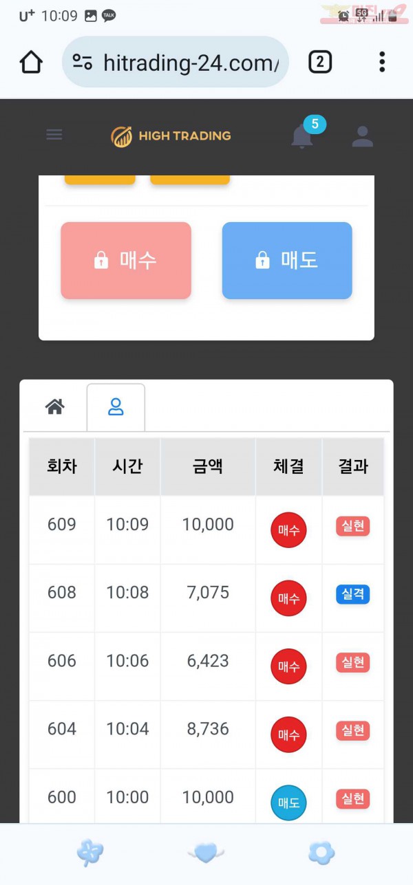 12월 연승이벤트 하이트레이딩 페이백점 9연승 인증