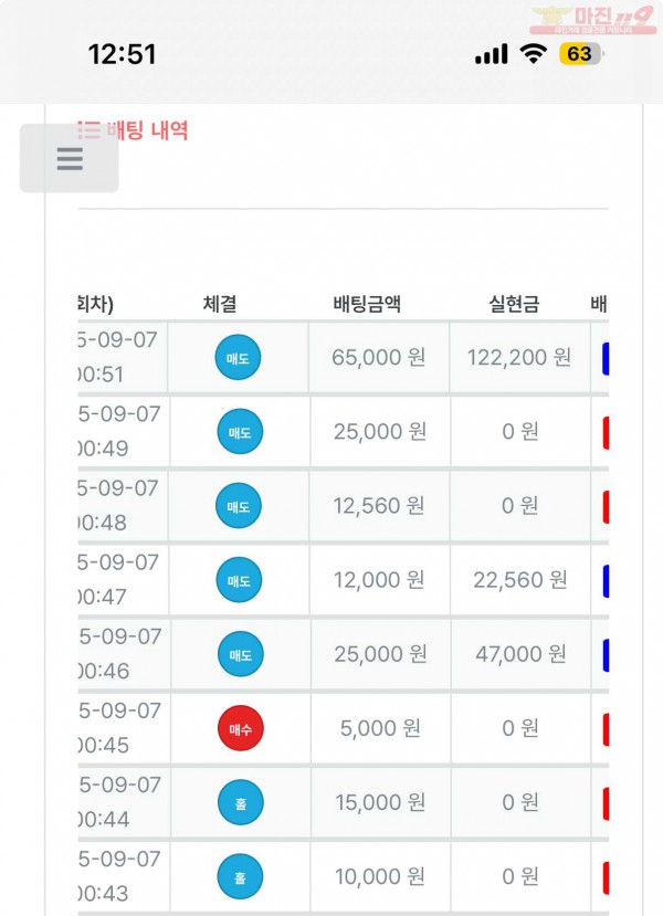 한국점 수익인증