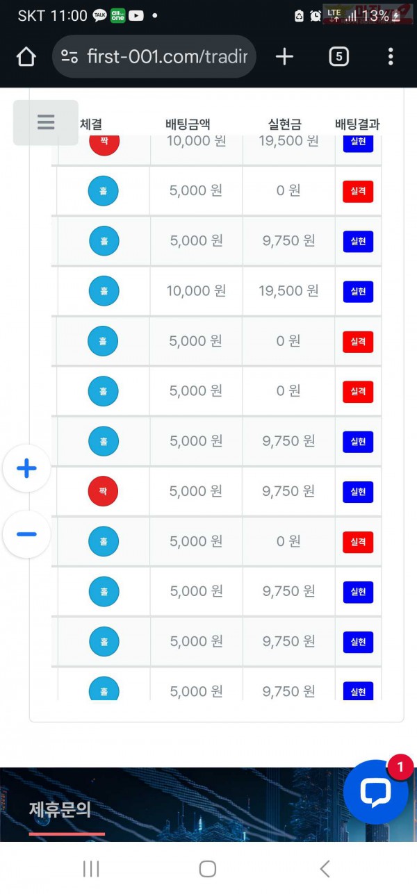 퍼스트 태명점 수익인증