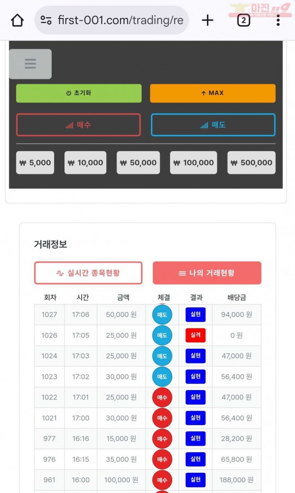 퍼스트 신뢰점 수익인증