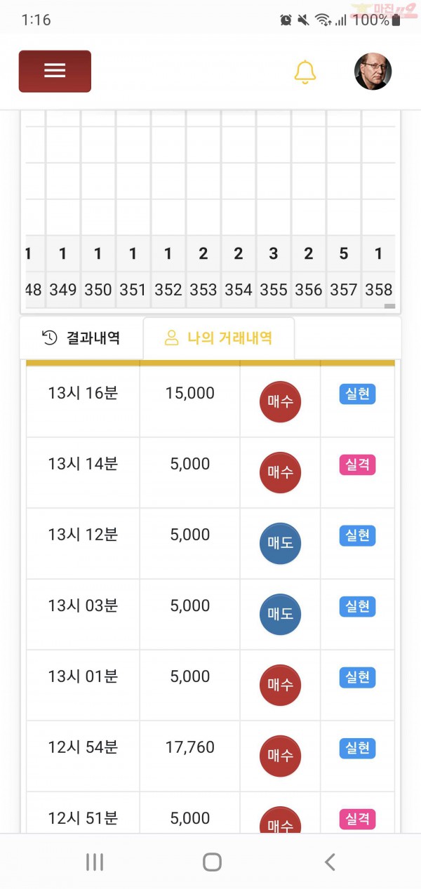 하이트레이딩 일등점 수익인증