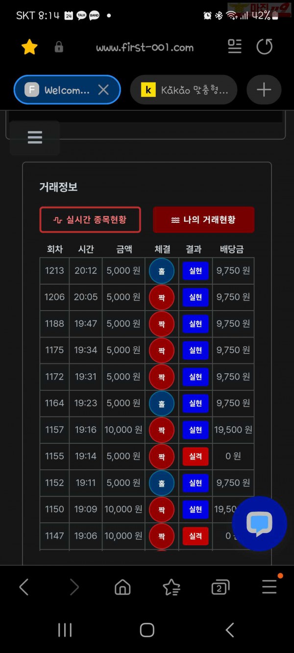 신뢰점 수익인증