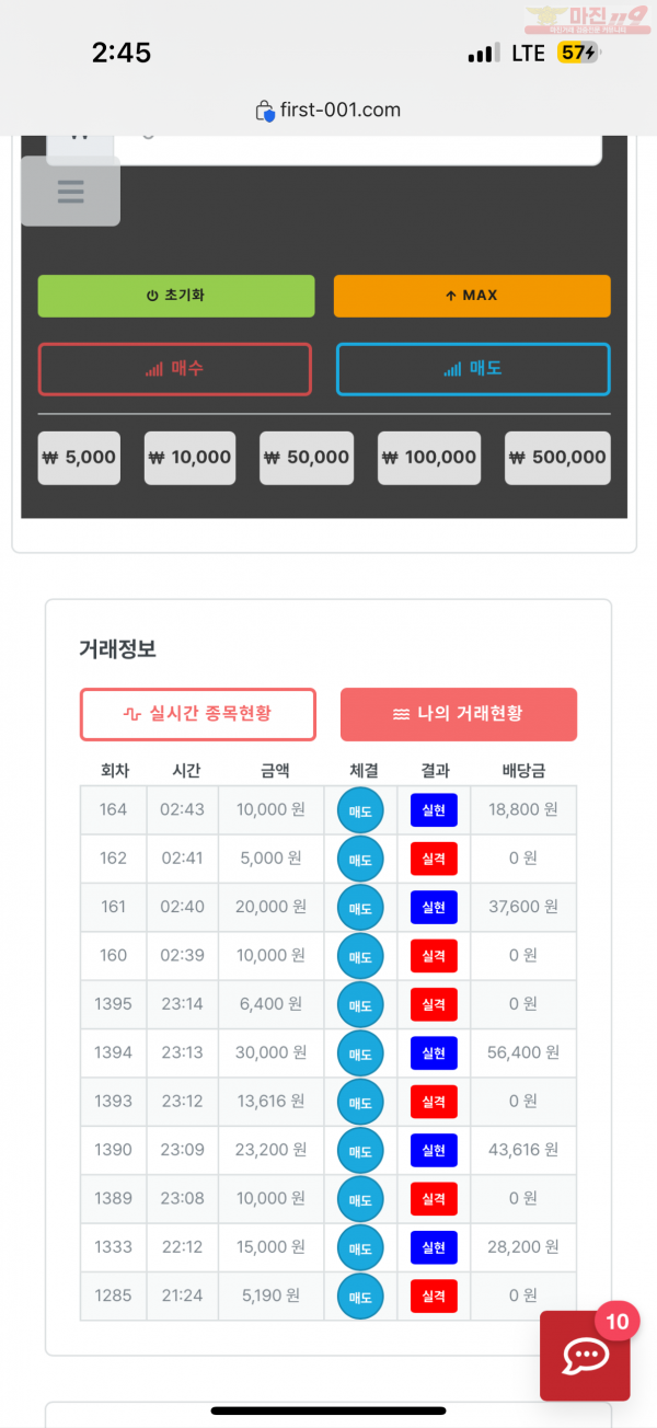 한국점 인증