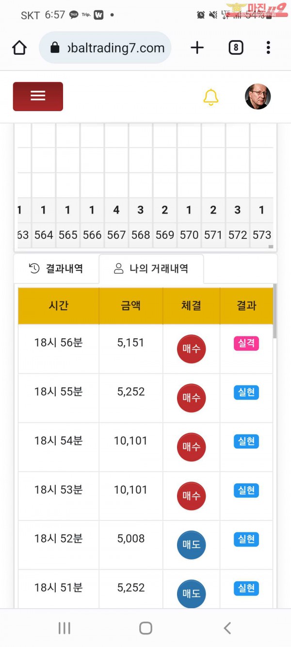 글로벌 국대 수익