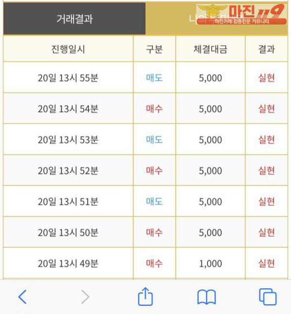 다이아몬드점 수익인증