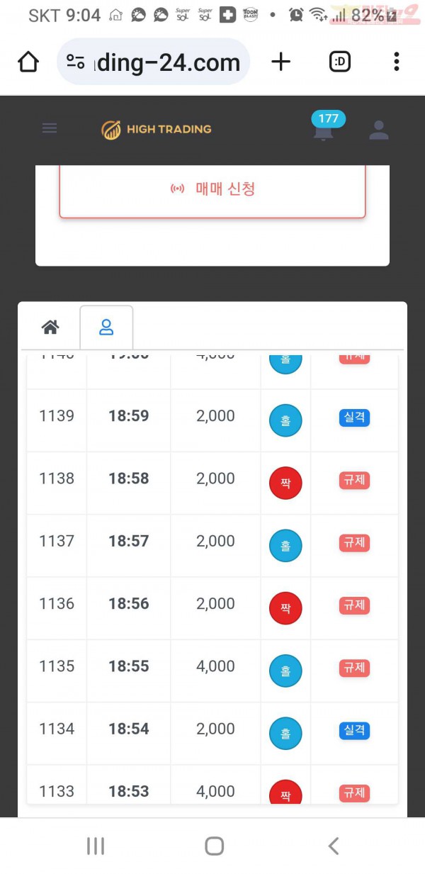 하이트레이딩  국대점  수익인증 합니다