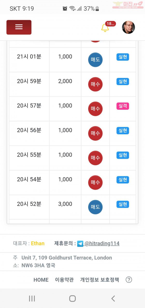 하이트레이딩 777점 수익인증합니다