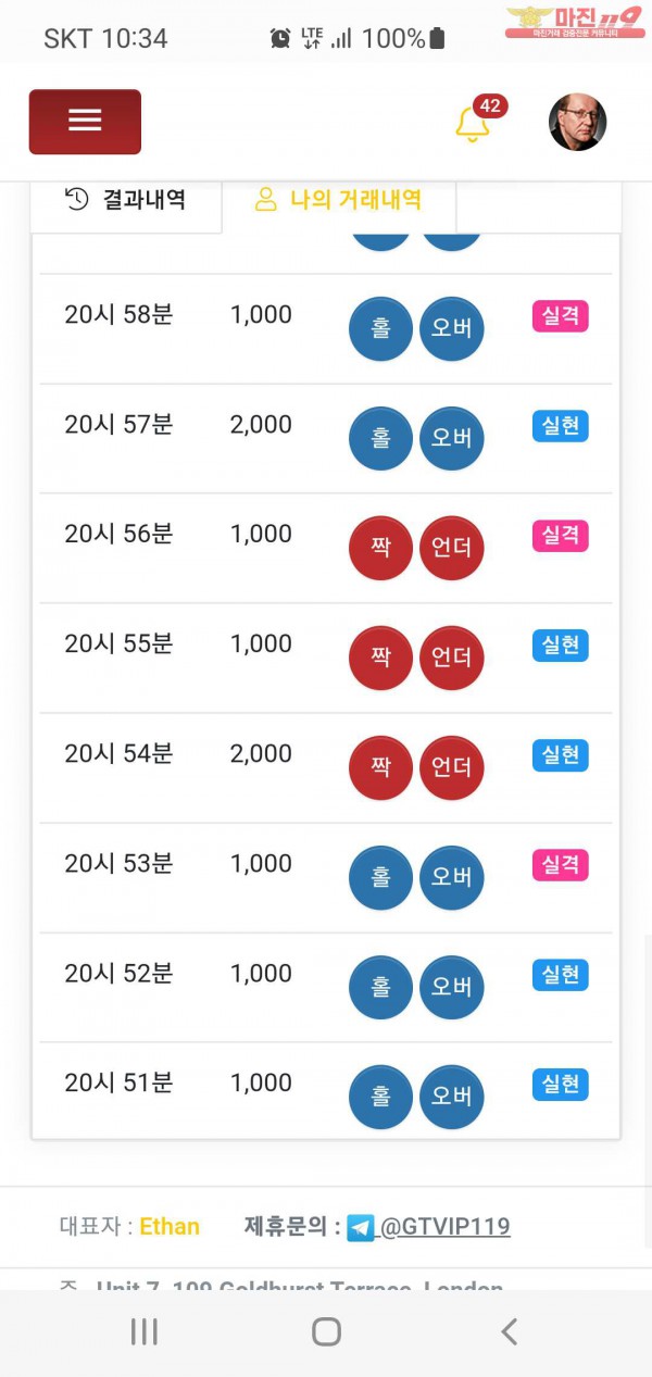글로벌777점 수익인증합니다