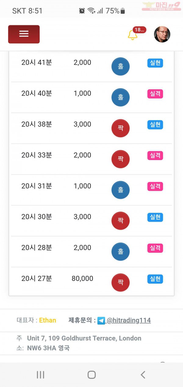 하이트레이딩 777점 수익인증합니다