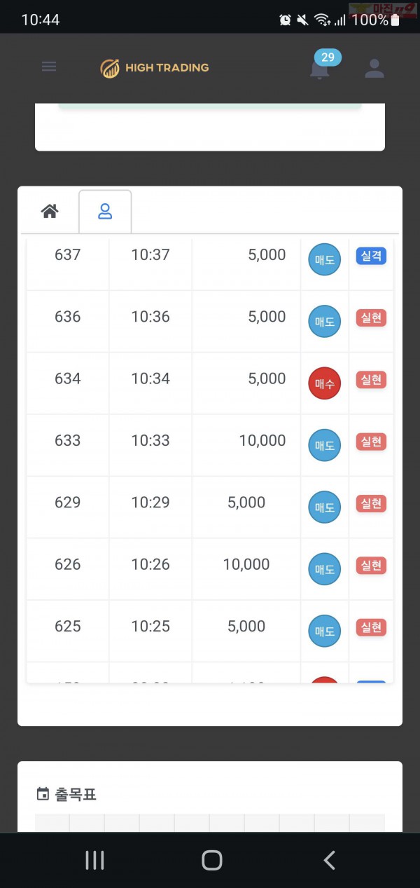 하이트레이딩 일등점 수익인증