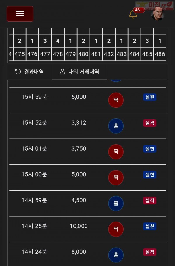 글로벌777점 수익인증