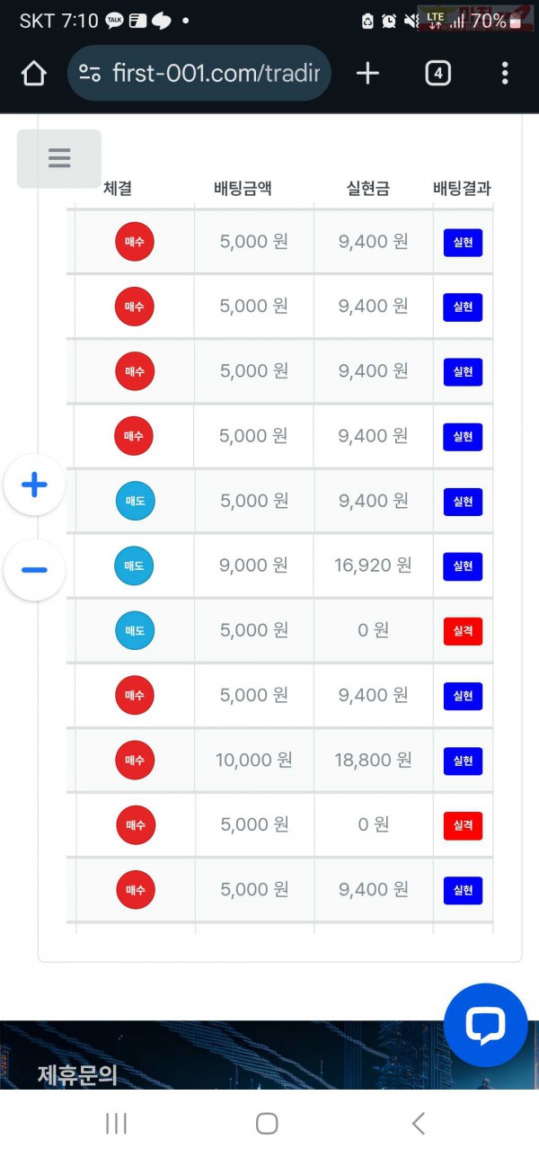 퍼스트 태명점 수익인증