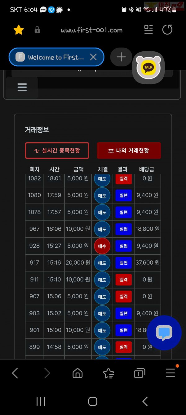 신뢰점 수익인증