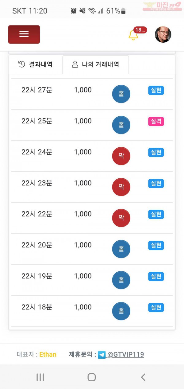 글로벌777점 수익인증합니다