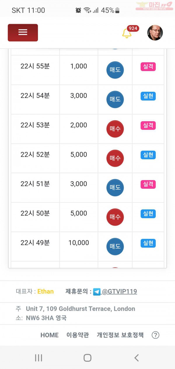 글로벌777점 수익인증합니다