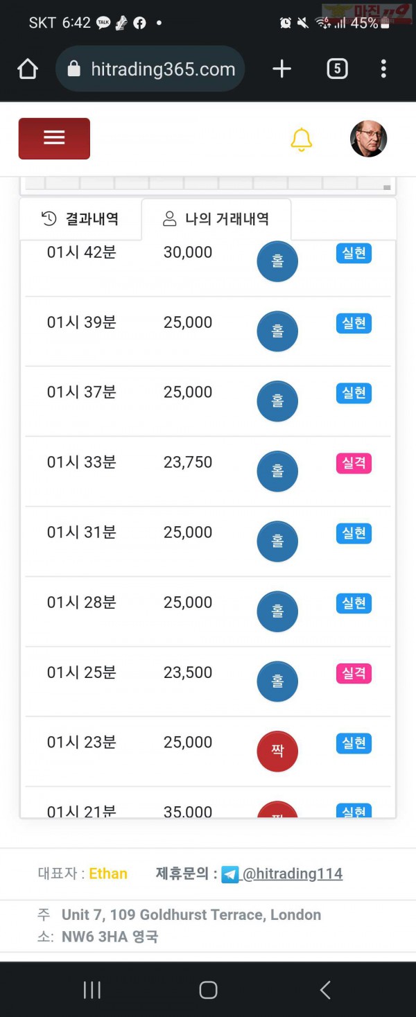 하이 국대점 수익인증