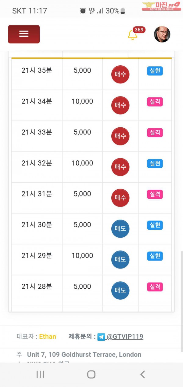 글로벌 비너스점 수익인증합니다