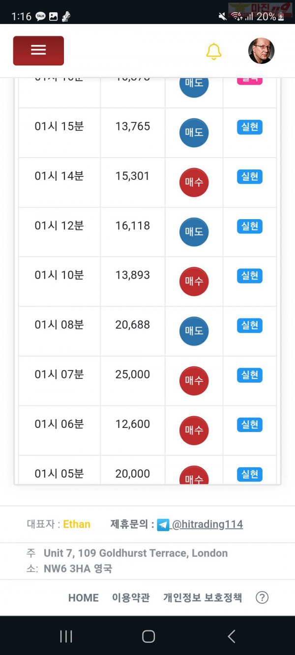 하이 국대점 수익인증