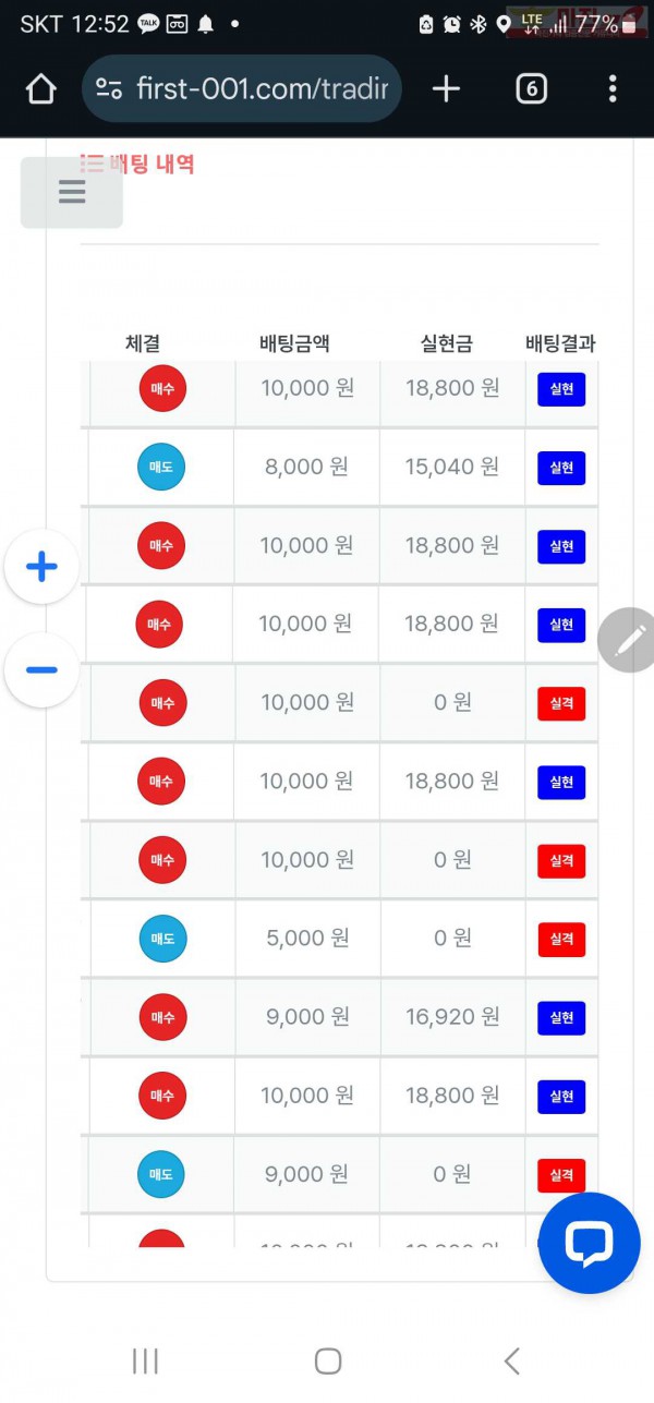 퍼스트 태명점 수익인증