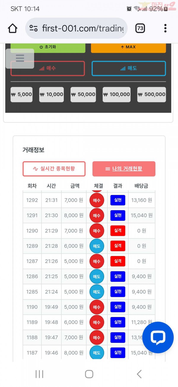 퍼스트 신뢰점 수익인증