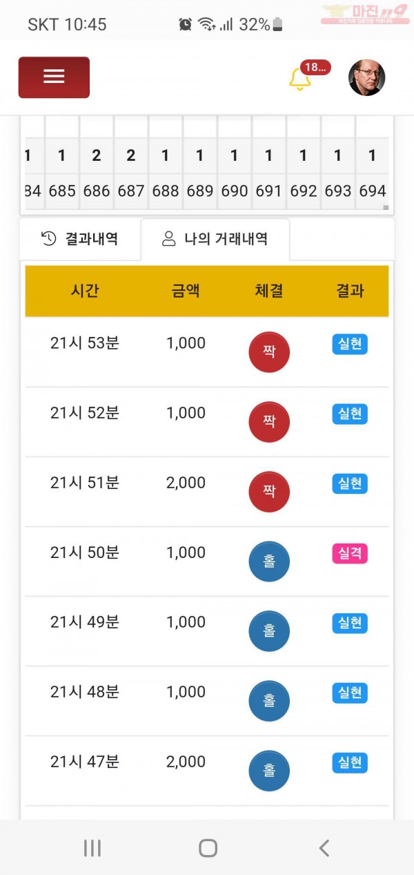 하이트레이딩 777점 수익인증합니다