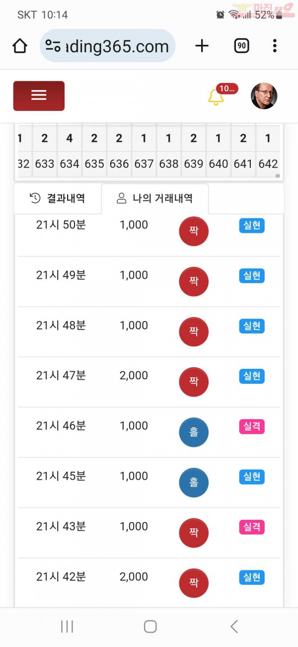 하이트레이딩 국대점 수익인증