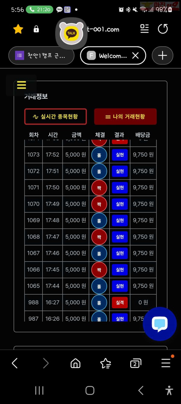 신뢰점 수익인증